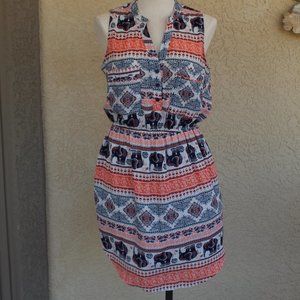 Rue21 Elephant Print Summer Dress
